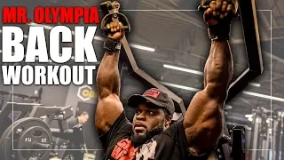 High Intensity BACK WORKOUT with Mr. Olympia Brandon Curry