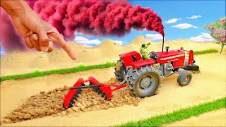 most creative scientific idea | mini tractor is plowing the land | science project | Mini Tractor