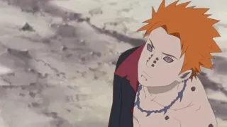 Naruto transforming into eight tails vs Pain! Eng sub