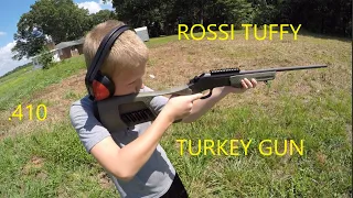 Rossi Tuffy .410 Shotgun: Teaching my Son how to shoot a shotgun