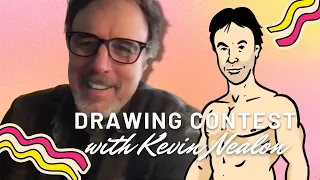 Kevin Nealon judges flattering caricatures of Kevin Nealon