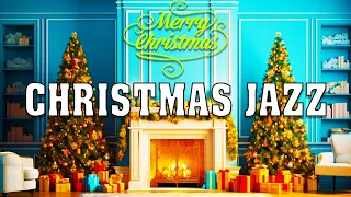 Relaxing Christmas Jazz Music 🎄 Fireplace Sounds to Relax, Study, Sleep 🔥 Merry Christmas 2024