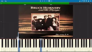 Bruce Hornsby - The Way It Is - Piano ONLY including Solo - Tutorial