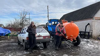 Все буде Україна! Трактор Т-40АМ асенізатор - безкінечне та безкоштовне добриво для землі...