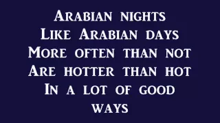 Arabian Nights- Aladdin (lyrics)