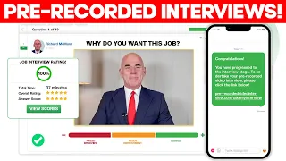 PRE-RECORDED VIDEO INTERVIEWS! (How to PASS an ON-DEMAND VIDEO INTERVIEW!)
