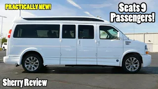 Like NEW! 2022 GMC Savana 9 Passenger Travel Van | Sherry Review