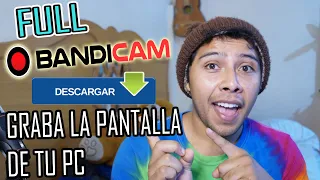 GRABA LA PANTALLA DE TU PC  - ¡¡DESCARGA BANDICAM FULL SIN ANUNCIOS!! 2021