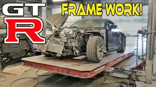 Rebuilding a WRECKED 2010 Nissan GTR (part 4)