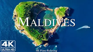 Maldives 4k - Relaxing Music With Beautiful Natural Landscape - Amazing Nature