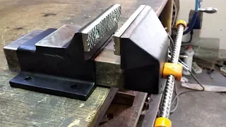 Тиски из Швеллера своими руками. DIY vise workshop.