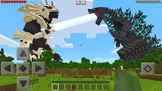 I Found GODZILLA vs MONSTER X in Minecraft Pocket Edition...