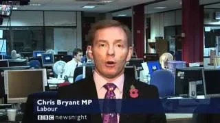 Chris Bryant vs. Roger Alton on BBC Newsnight