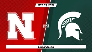 Condensed Game: Michigan State at Nebraska | Big Ten Volleyball | Oct. 3, 2021