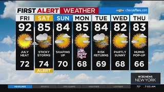 First Alert Weather: CBS2's 7/1 Friday update at 7 a.m.