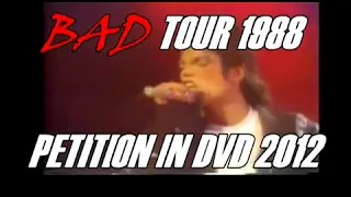 BAD Tour Wembley 1988 Dvd , It Became a Reality by Petition of all fans . Thank you