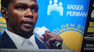 Mother of Kevin Durant  Wanda Durant talks about Kevin to the Warriors!