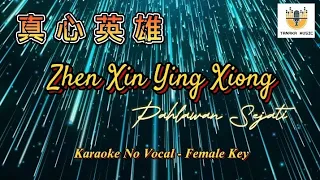 Zhen Xin Ying Xiong 真心英雄 - Karaoke No Vocal - Female Key (Cover by Desy Huang)