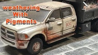 Weathering techniques for toy cars and trucks