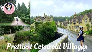 Vlog | The MOST SCENIC villages in COTSWOLDS : Castle Combe, Bibury + trout fishing, Westonbirt