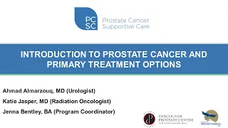 Introduction to Prostate Cancer & Primary Treatment Options