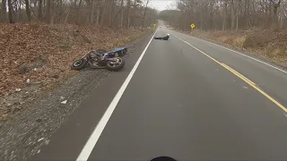 My First Motorcycle “Accident” I Got Knocked Out