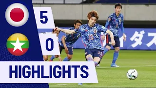 Japan vs Myanmar 5-0 Highlights & All Goal | 2026 World Cup Asian Qualifiers