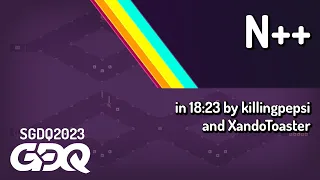 N++ by killingpepsi and XandoToaster in 18:23 - Summer Games Done Quick 2023