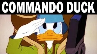 Commando Duck | Donald Duck vs. the Japanese | 1944 | WW2 Era Cartoon