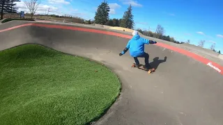 First Corners at the Pump Track