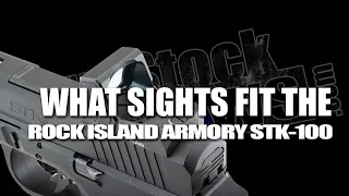 What sights fit the Rock Island Armory STK-100? #1156