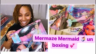 Mermaze Mermaid 🧜‍♀️ doll review! Kishiko and unboxing Jordie!💕🏀🌊