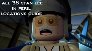 LEGO Marvel Avengers - How To Unlock Stan Lee - All 35 Stan Lee In Peril Locations