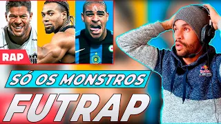 [REACT FUTRAP] - ♫ RAP DOS 10 JOGADORES MAIS FORTES DA HISTÓRIA DO FUTEBOL