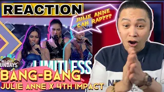 [TAD REACTS] JULIE ANNE SAN JOSE WORLD-CLASS performance and 4th Impact! | All-Out Sundays