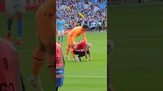 Garnacho and Weghorst at the final whistle 😔 #mufc  #facupfinal  #manchesterunited