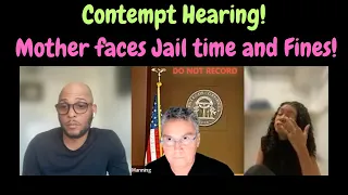 Contempt Hearing! Mom refuses Dad visitation, Dads Attorney asking for jail time! #trending #court