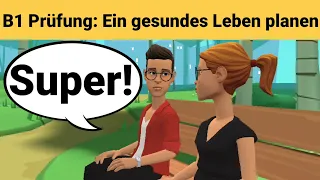 Oral exam German B1 | Plan something together/dialogue | talk Part 3: Healthy living