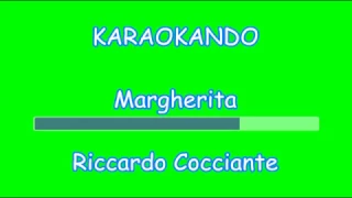 Karaoke Italiano - Margherita - Riccardo Cocciante ( Testo )