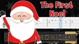 Christmas Song - The First Noel - Guitar tutorial (TAB)