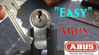 (1080) Abus Euro Cylinder Picked Open