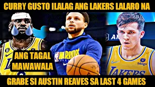 LAKERS DELIKADO NA SA PLAYOFFS LEBRON POSSIBLE NG HINDI MAGLARO/STEPHEN CURRY GUSTO BUMAWE SA LAKERS