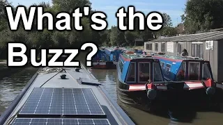 147. Cruising through Leighton Buzzard on my canal narrowboat