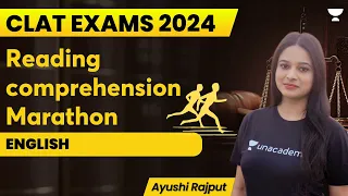 Reading Comprehension Marathon | English | CLAT 2024 | Aayushi Rajput