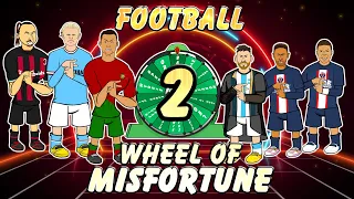 😰FOOTBALL WHEEL OF MISFORTUNE 2😰 Feat Messi Ronaldo Mbappe Haaland + more (Frontmen Season 5.8)