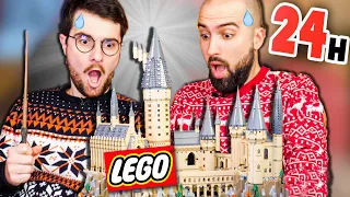 ON A CONSTRUIT POUDLARD LEGO EN 24H ! (Sans dormir) (On s’est décomposé)