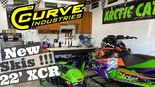 Curve Industries Skis for 2022 Polaris XCR 850