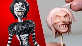 Sculpting LAUGHING JACK *creepypasta* - Polymer Clay Timelapse Tutorial | Ace of Clay