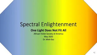 Spectral Enlightenment: One Light Does Not Fit All