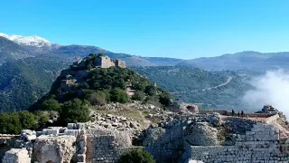 (ISRAEL)The Nimrod Fortress.